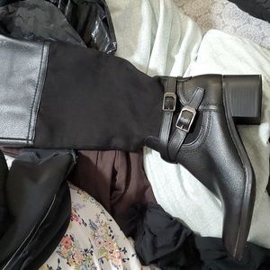Franco Sarto Black Knee high boots